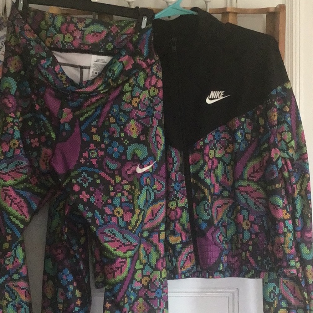 Nike pixelated track suit size Large Last Chance